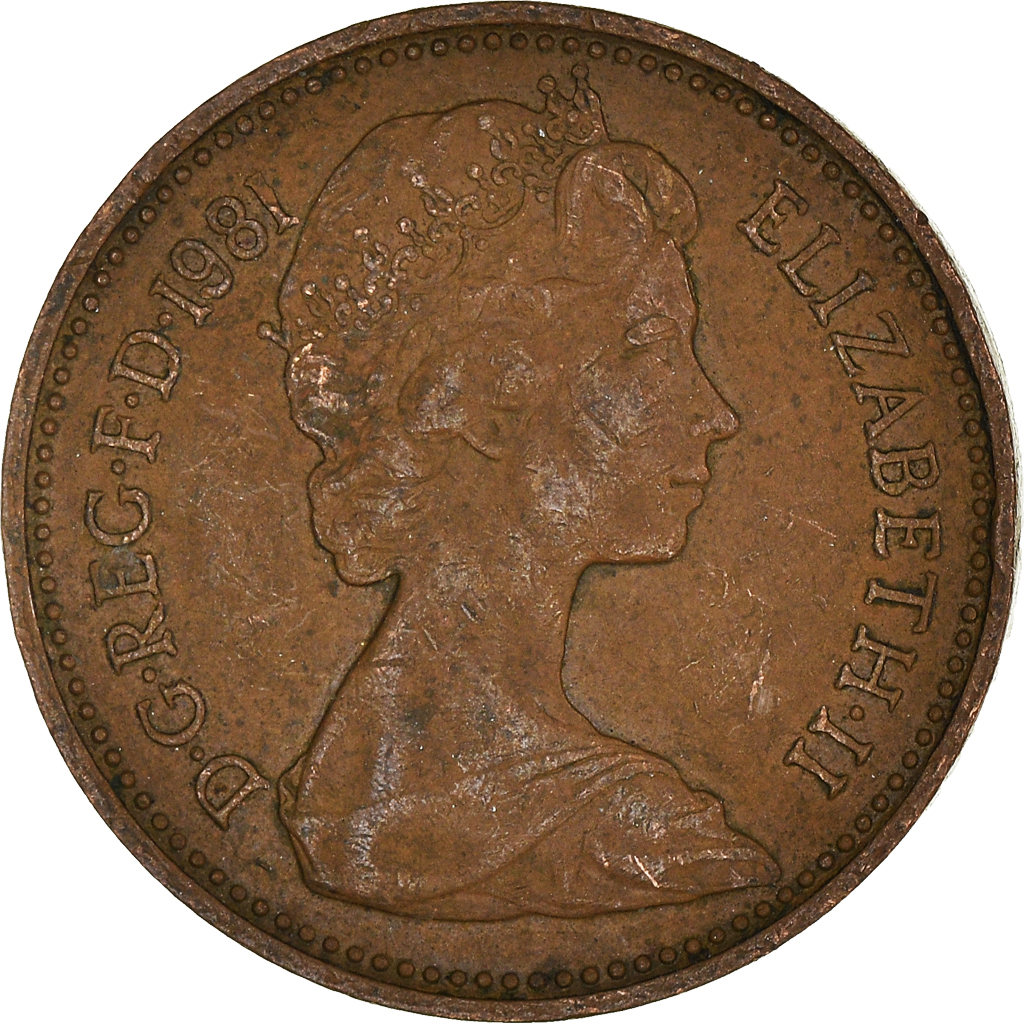 Moneda, Gran Bretaña, New Penny, 1981