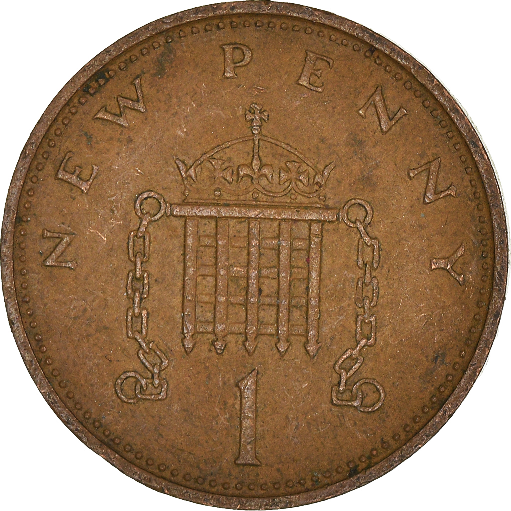 Moneda, Gran Bretaña, New Penny, 1981