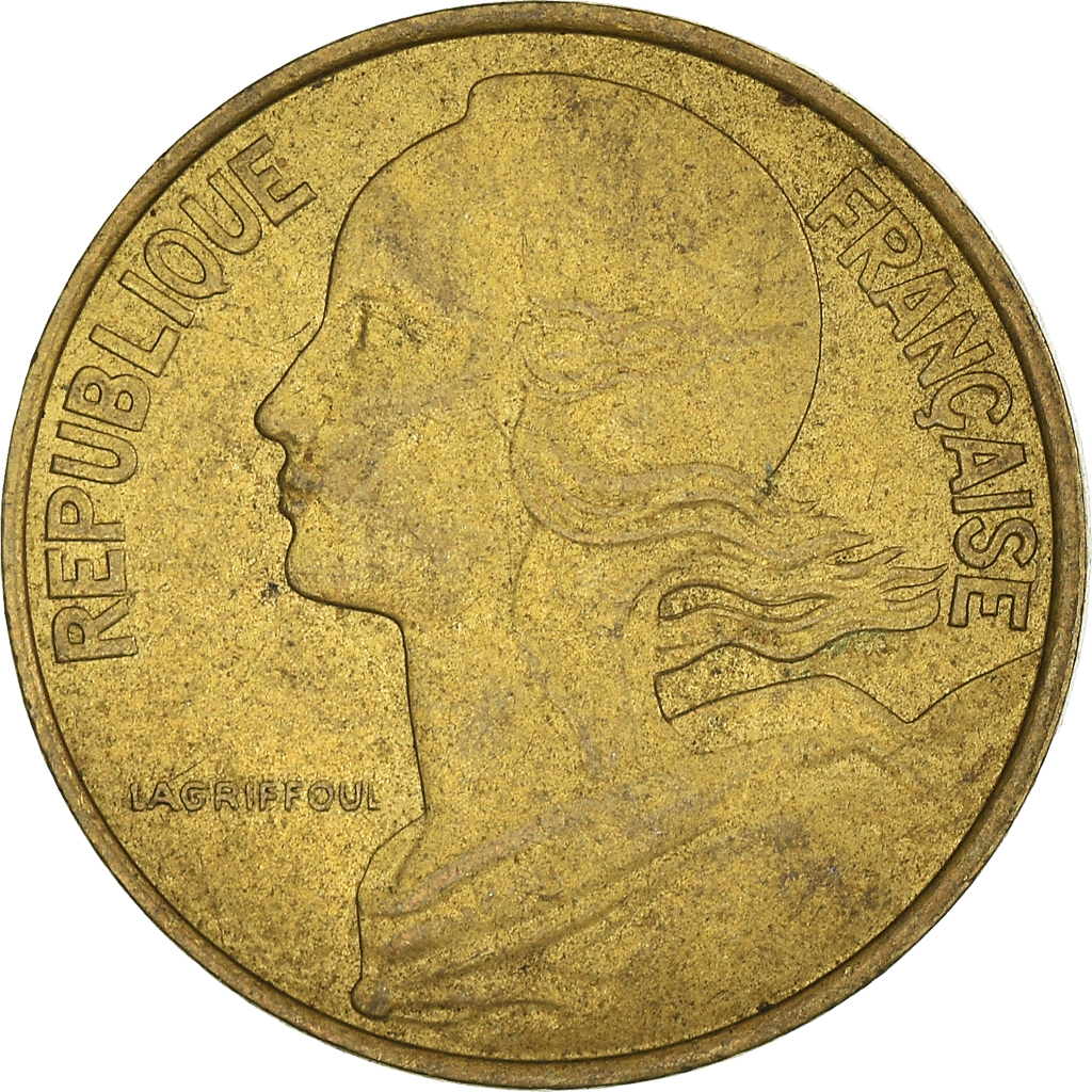 Moneda, Francia, 10 Centimes, 1990