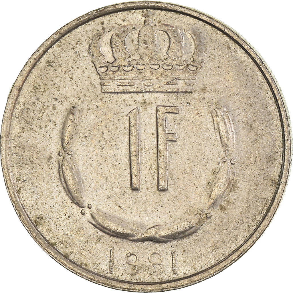 Moneda, Luxemburgo, Franc, 1981