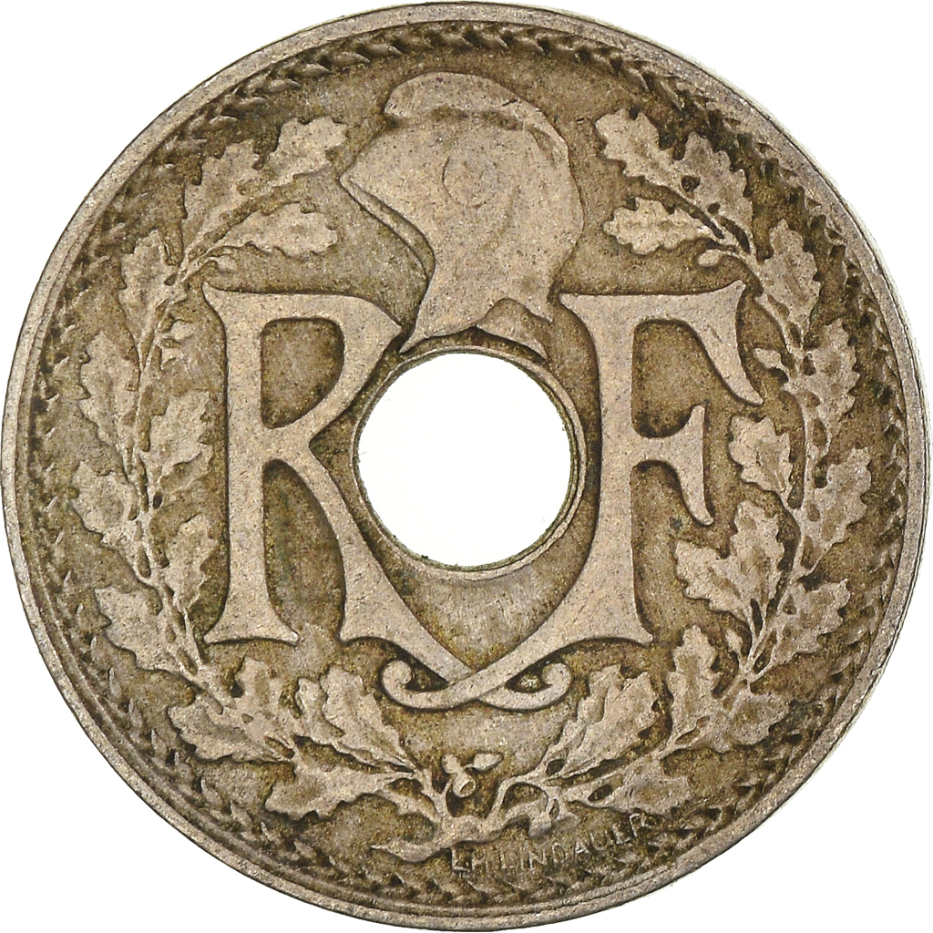 Moneda, Francia, 5 Centimes, 1919