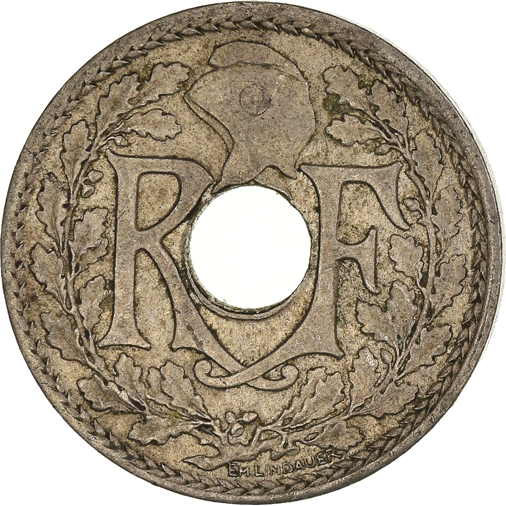Moneda, Francia, 5 Centimes, 1920