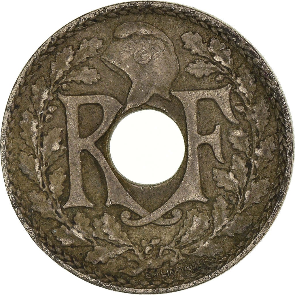 Moneda, Francia, 10 Centimes, 1925