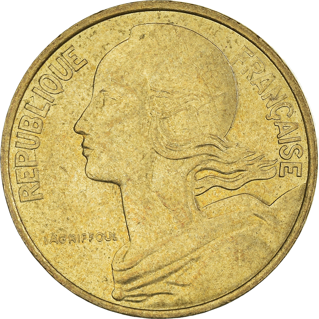 Moneda, Francia, 10 Centimes, 1998