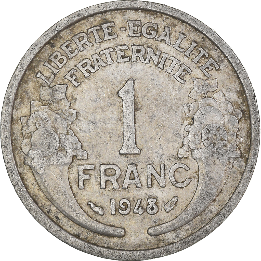 Moneda, Francia, Franc, 1948