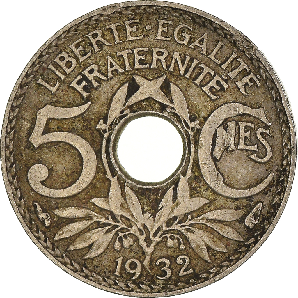 Moneda, Francia, 50 Centimes, 1932