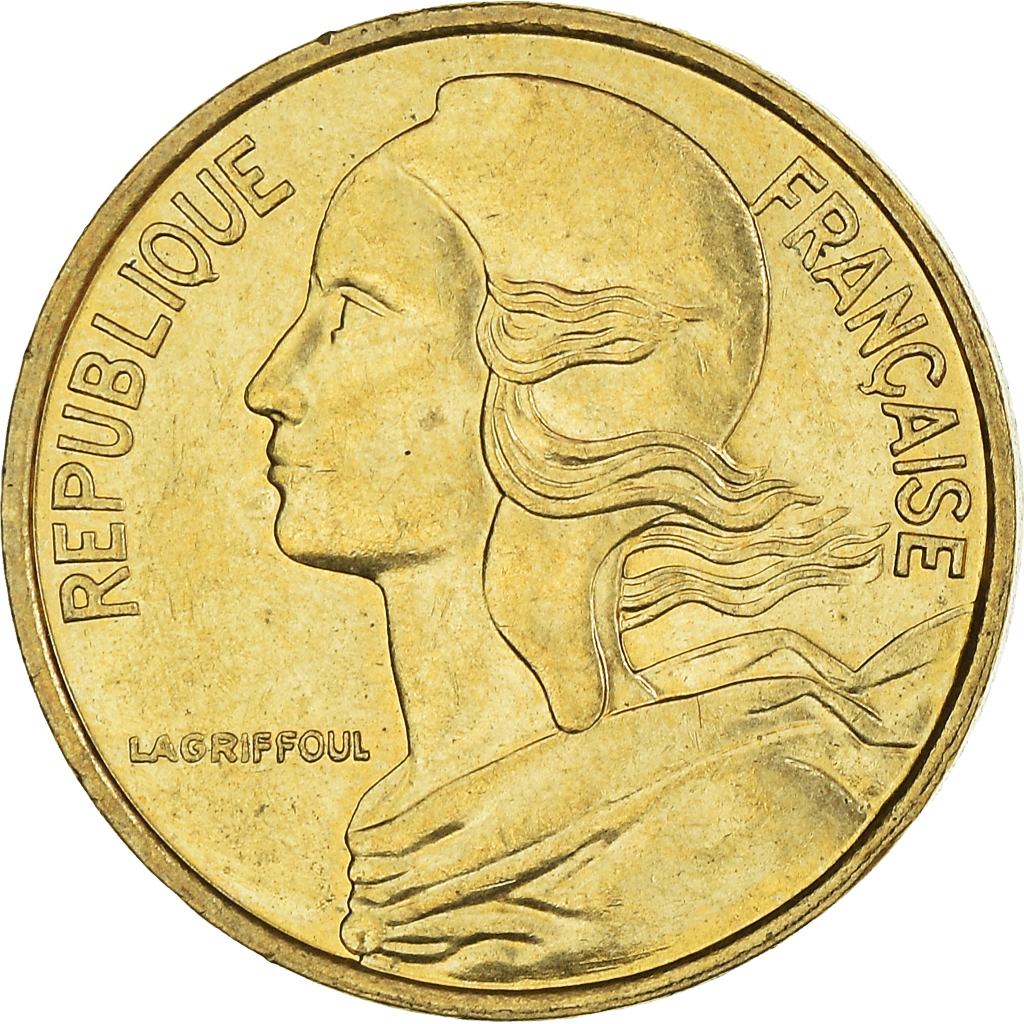 Moneda, Francia, 5 Centimes, 1996