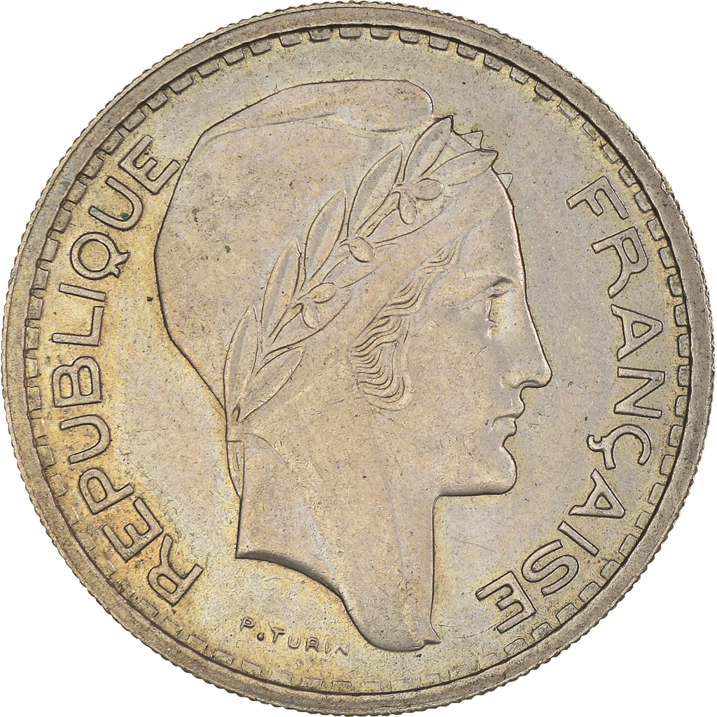 Moneda, Francia, 10 Francs, 1949