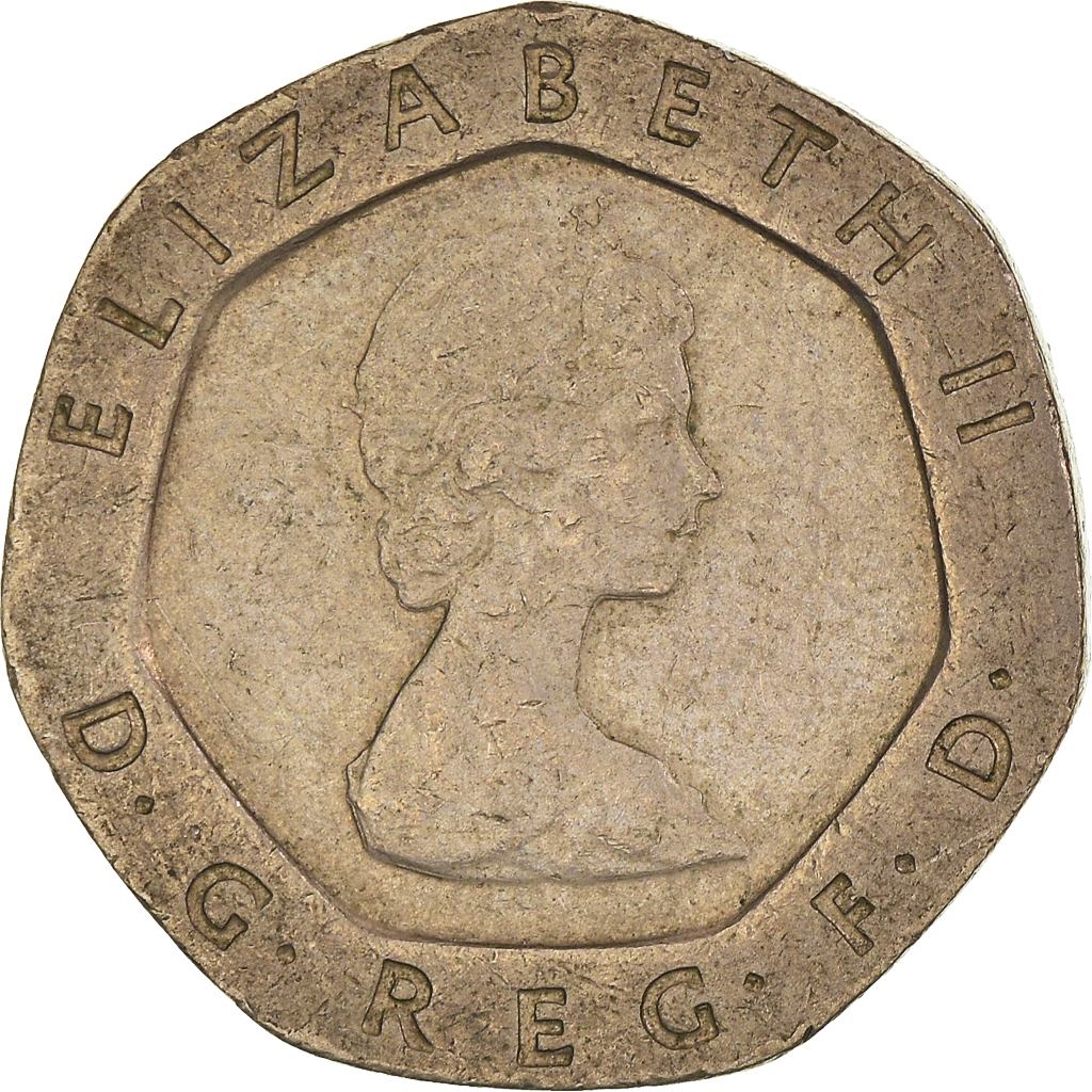 Moneda, Gran Bretaña, 20 Pence, 1983
