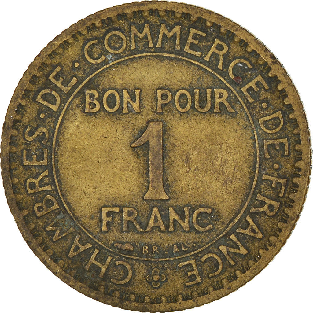Moneda, Francia, Franc, 1922