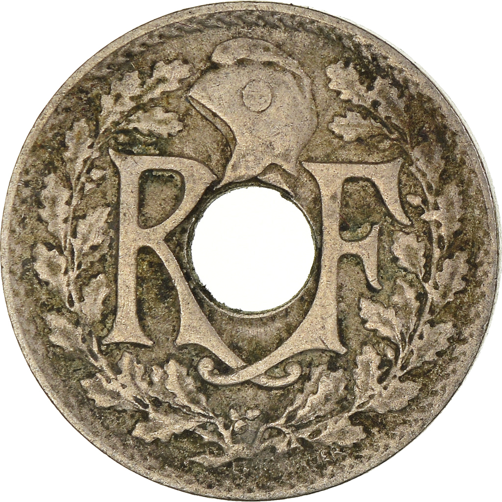 Moneda, Francia, 5 Centimes, 1918