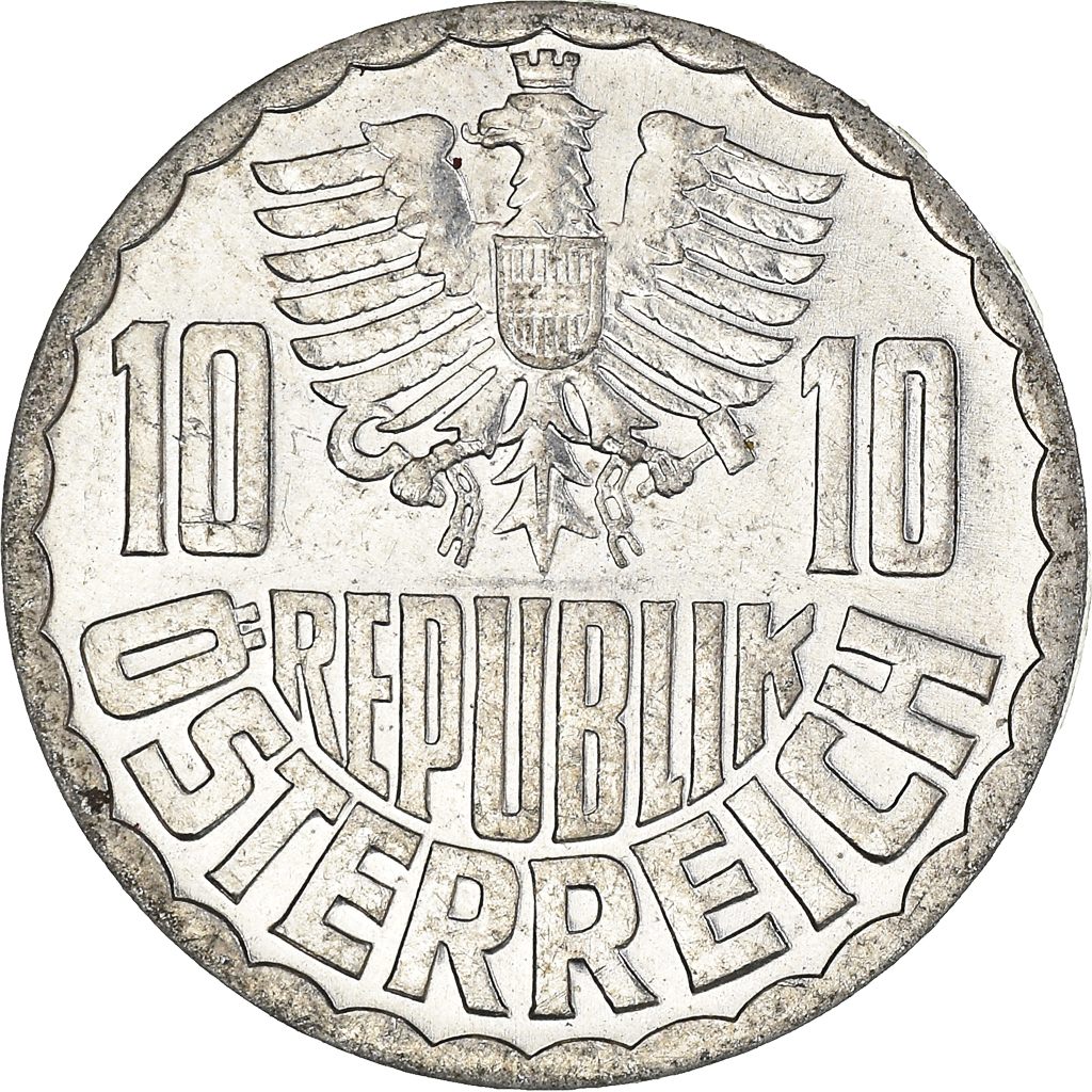 Moneda, Austria, 10 Groschen, 1979