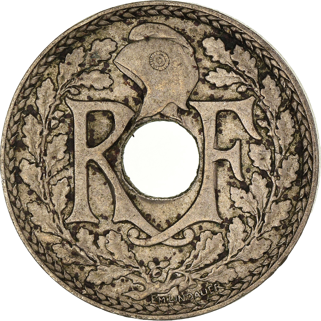 Moneda, Francia, 10 Centimes, 1936