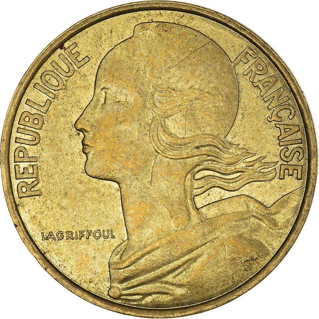 Moneda, Francia, 10 Centimes, 1997