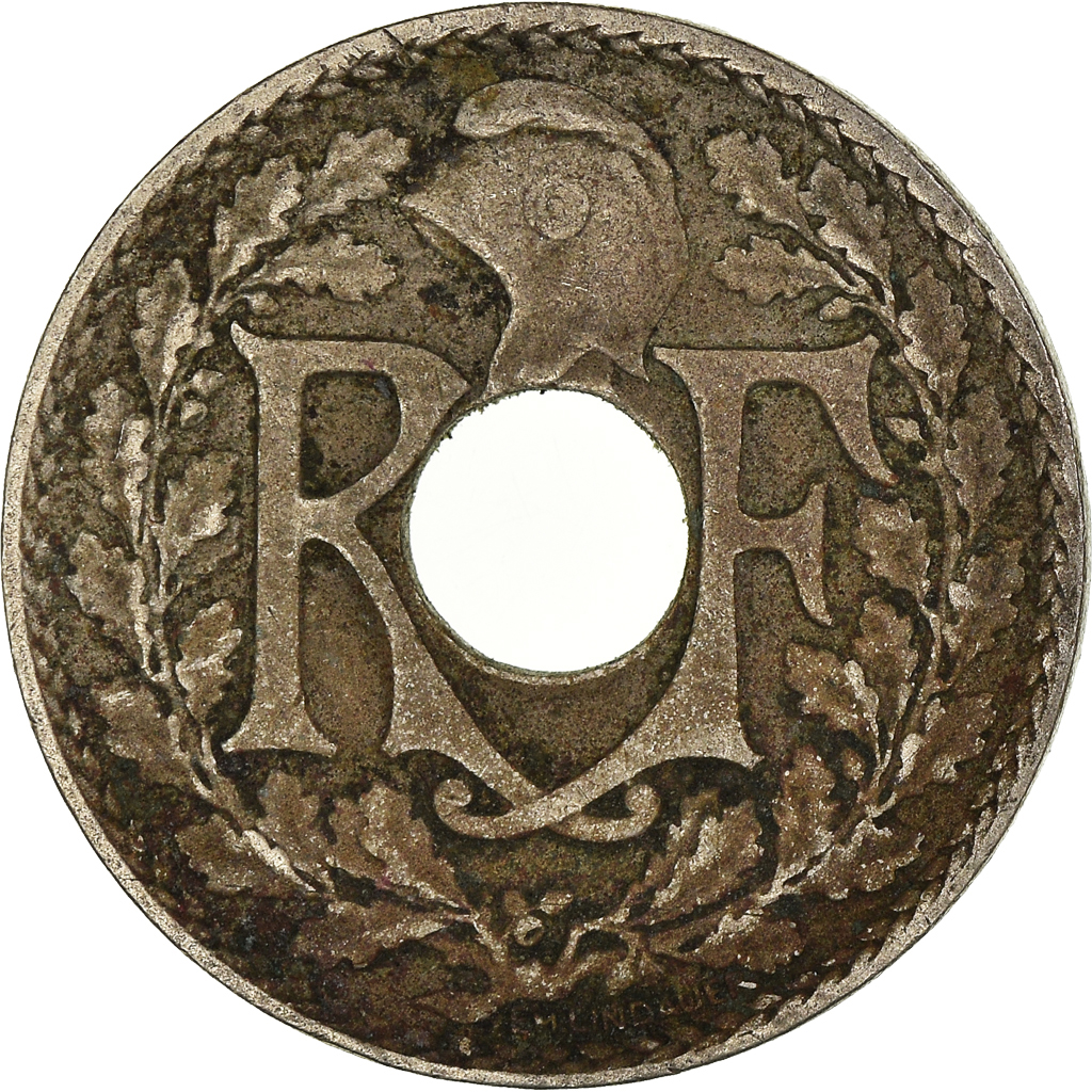 Moneda, Francia, 10 Centimes, 1925
