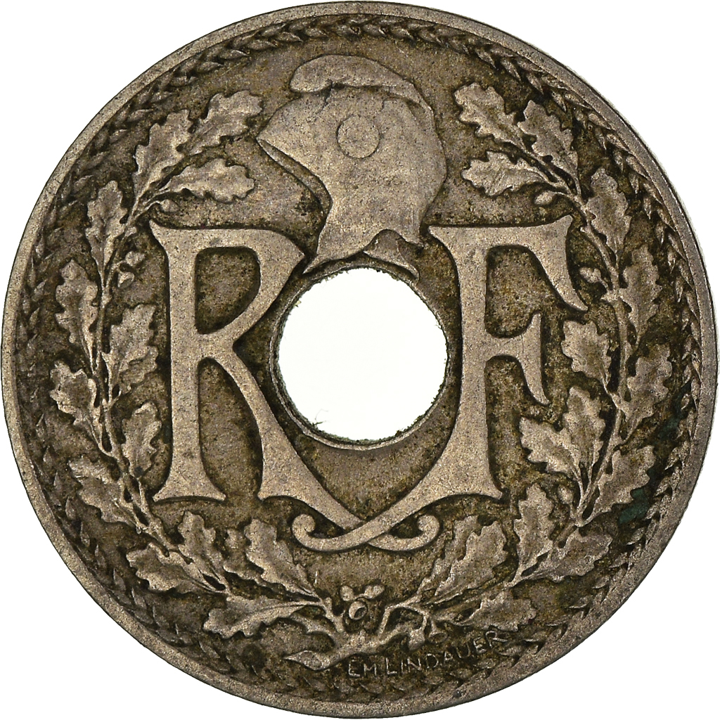 Moneda, Francia, 5 Centimes, 1920