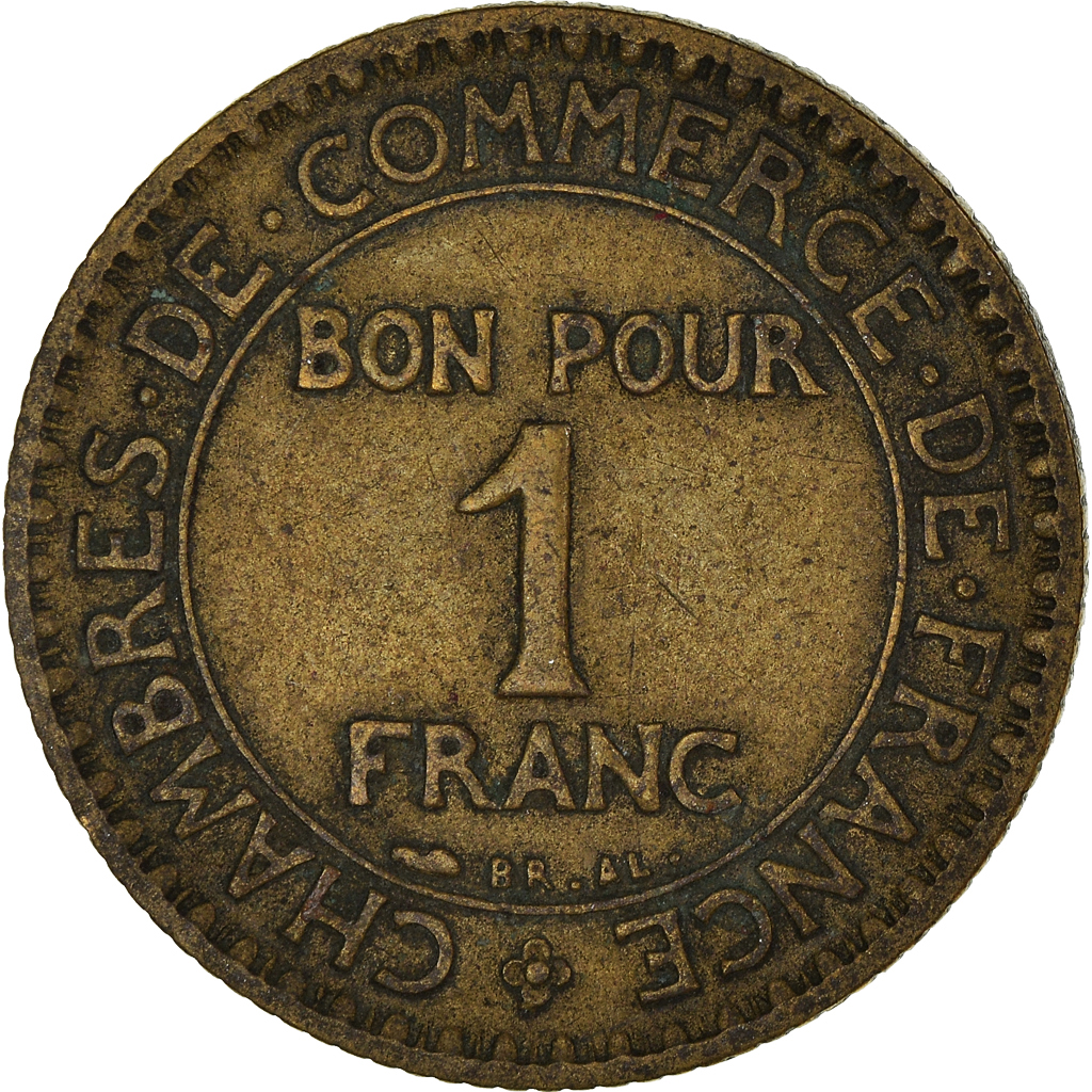 Moneda, Francia, Franc, 1924