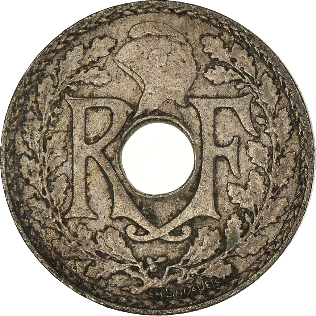 Moneda, Francia, 5 Centimes, 1935