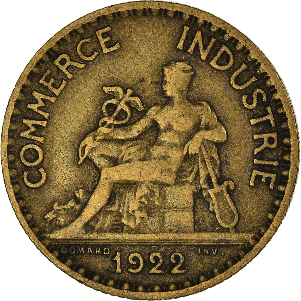Moneda, Francia, Franc, 1922