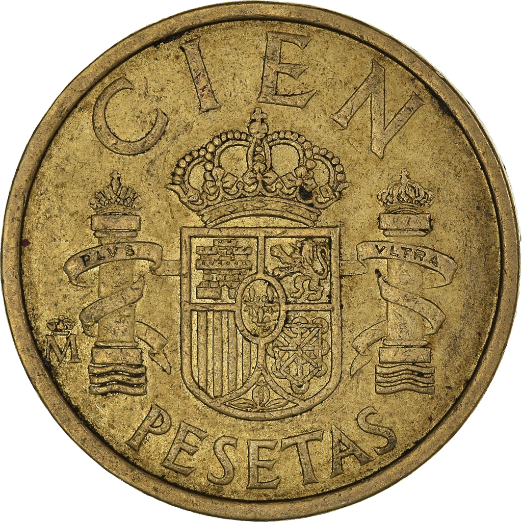 Moneda, España, 100 Pesetas, 1985