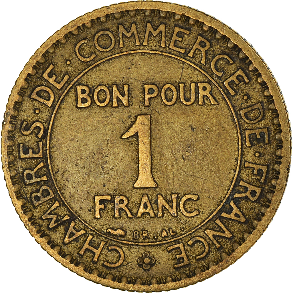 Moneda, Francia, Franc, 1921