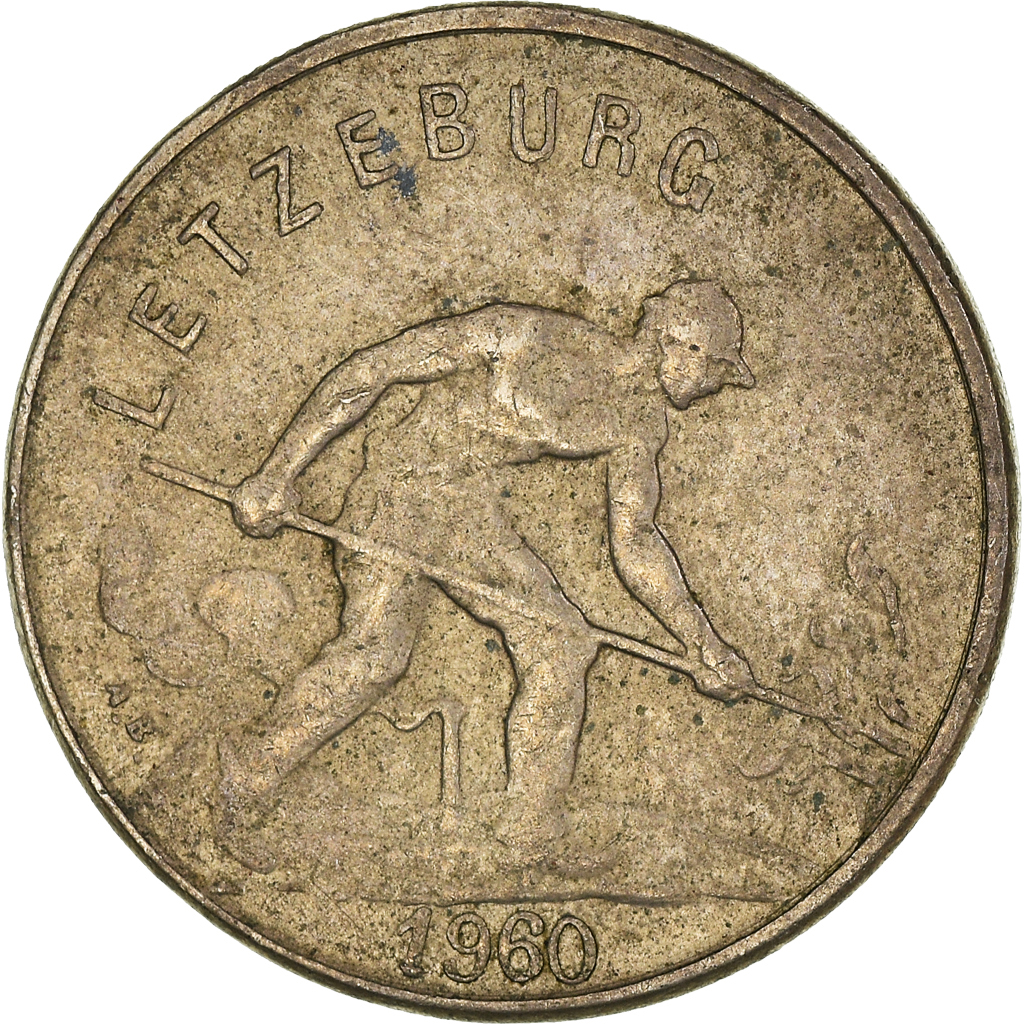 Moneda, Luxemburgo, Franc, 1960