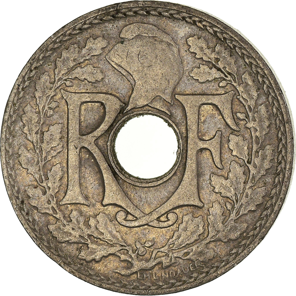 Moneda, Francia, 5 Centimes, 1919