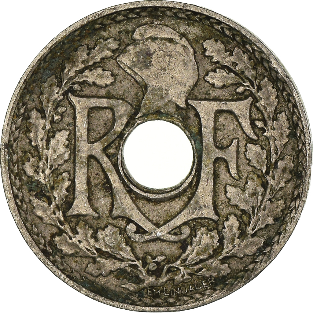 Moneda, Francia, 5 Centimes, 1922