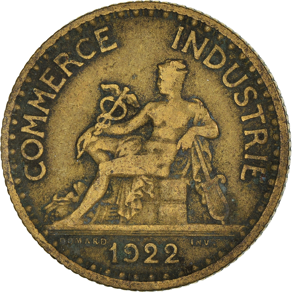 Moneda, Francia, Franc, 1922