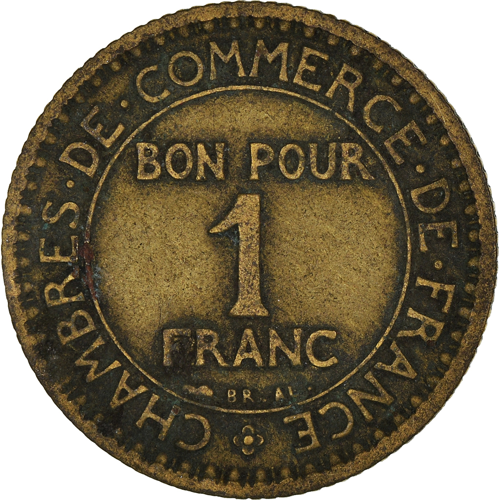 Moneda, Francia, Franc, 1922