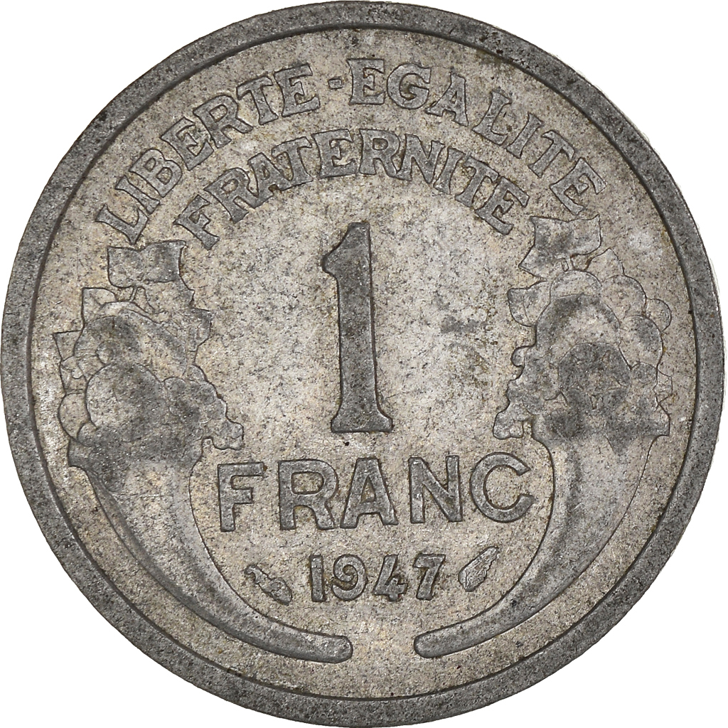 Moneda, Francia, Franc, 1947