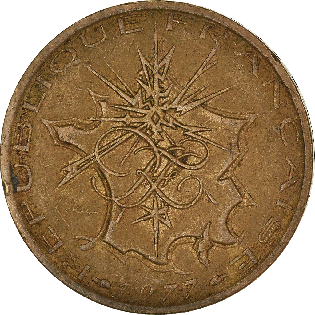Moneda, Francia, 10 Francs, 1977