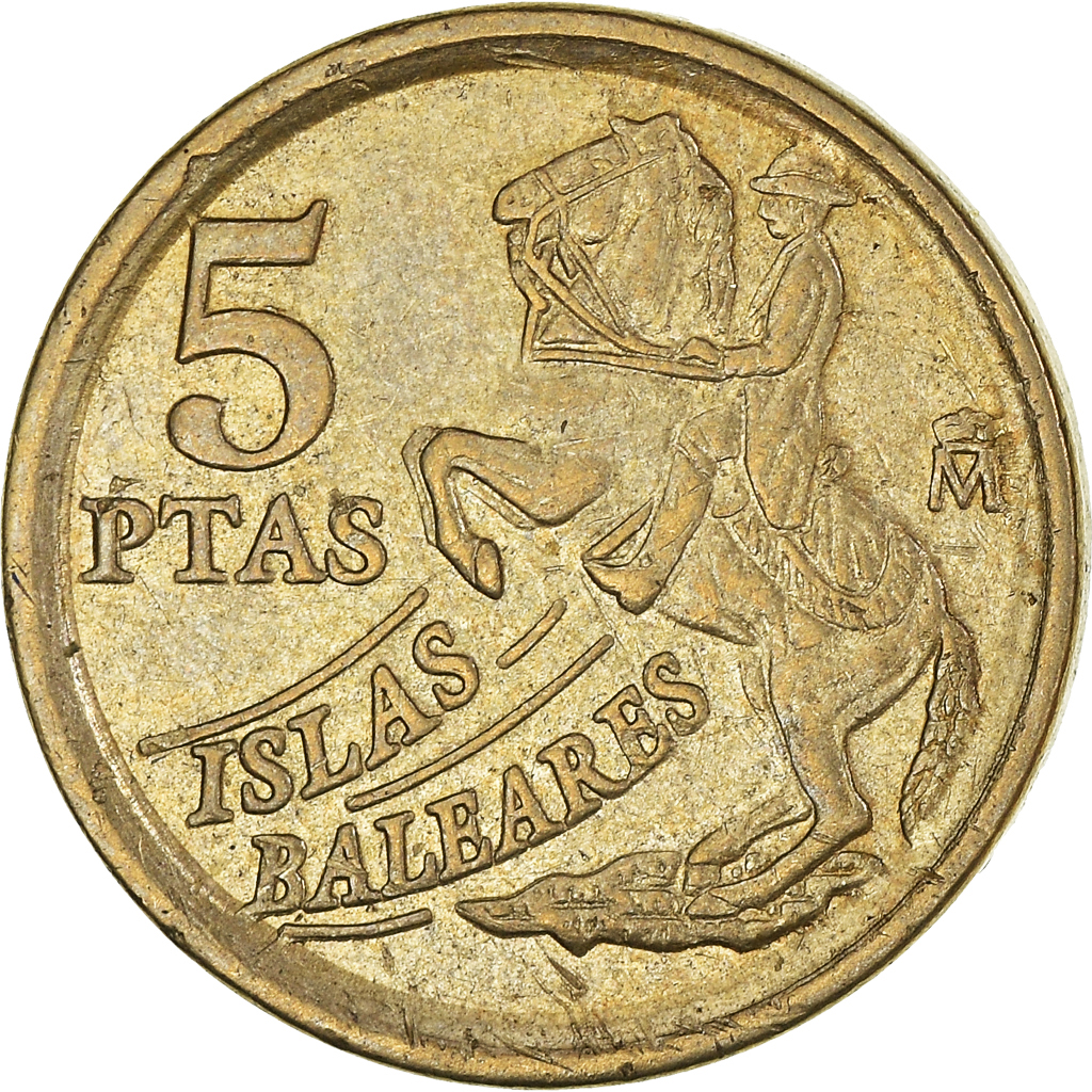 Moneda, España, 5 Pesetas, 1997