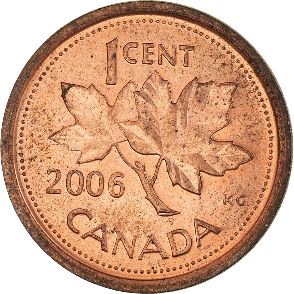 Moneda, Canadá, Cent, 2006