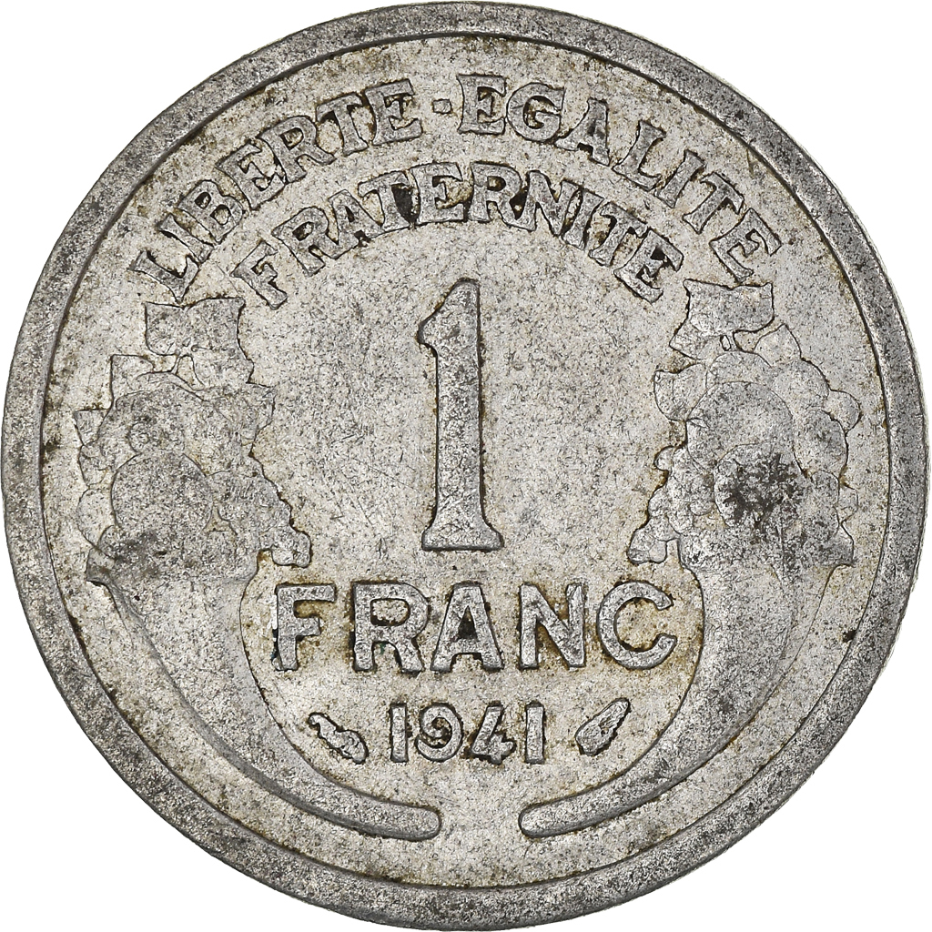 Moneda, Francia, Franc, 1941