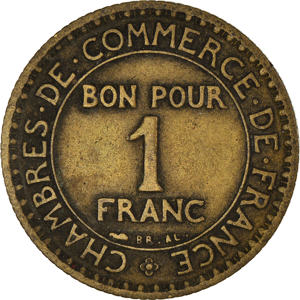Moneda, Francia, Franc, 1923