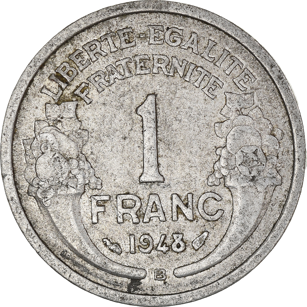Moneda, Francia, Franc, 1948