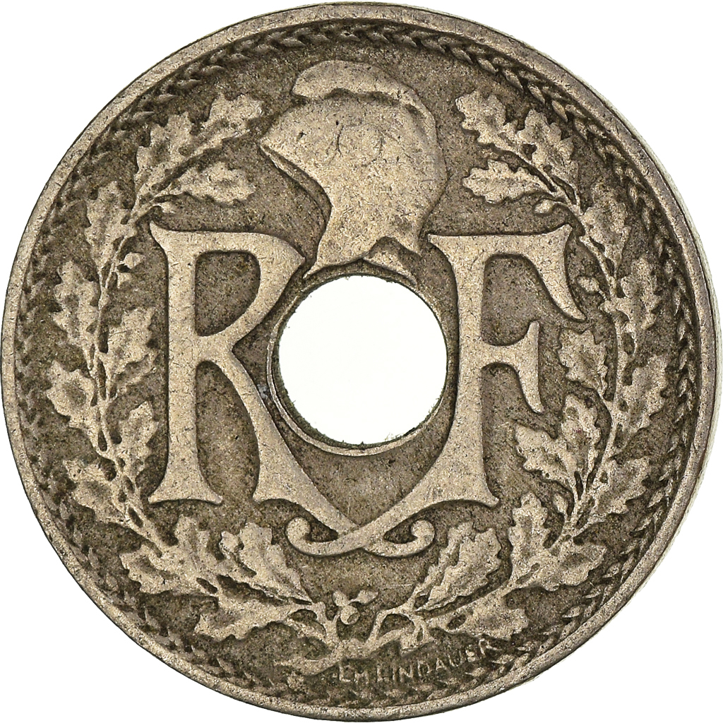 Moneda, Francia, 5 Centimes, 1919