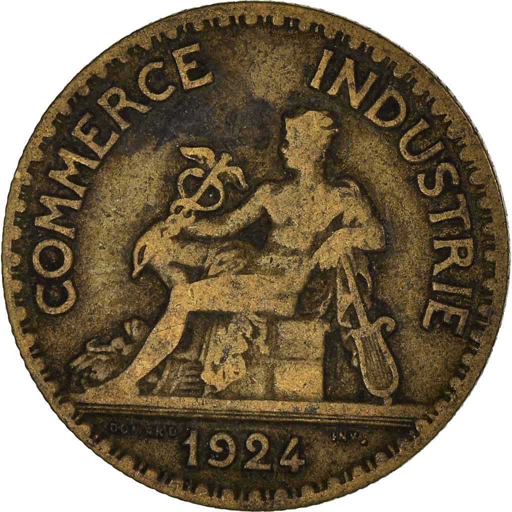 Moneda, Francia, 50 Centimes, 1924