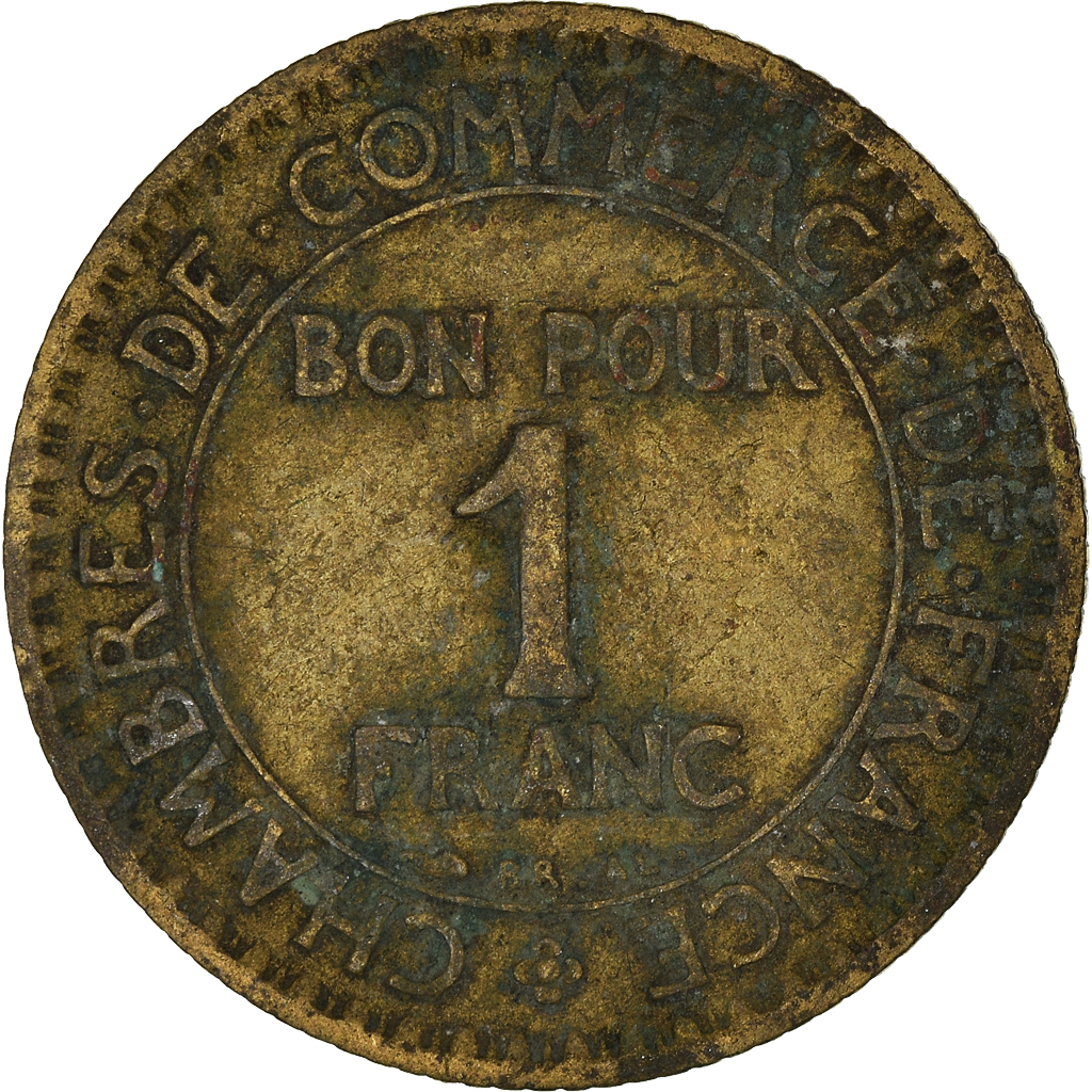 Moneda, Francia, Franc, 1922