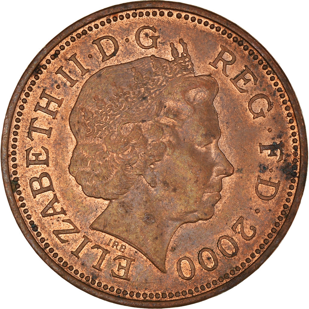 Moneda, Gran Bretaña, 2 Pence, 2000