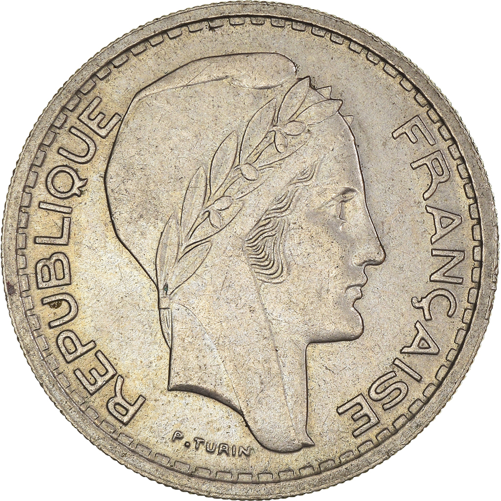 Moneda, Francia, 10 Francs, 1949