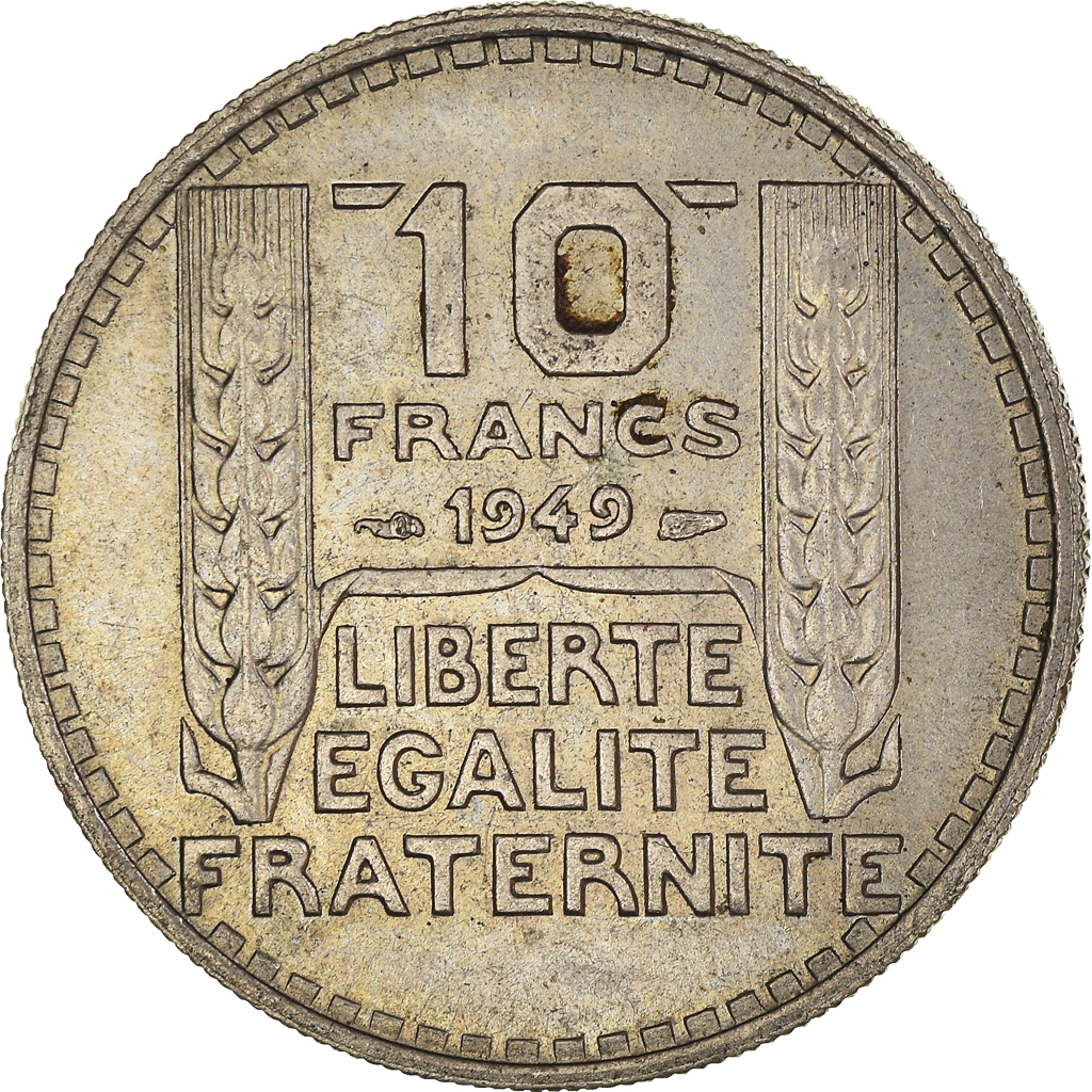 Moneda, Francia, 10 Francs, 1949