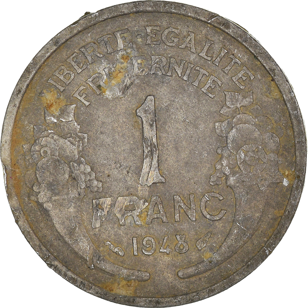 Moneda, Francia, Franc, 1948