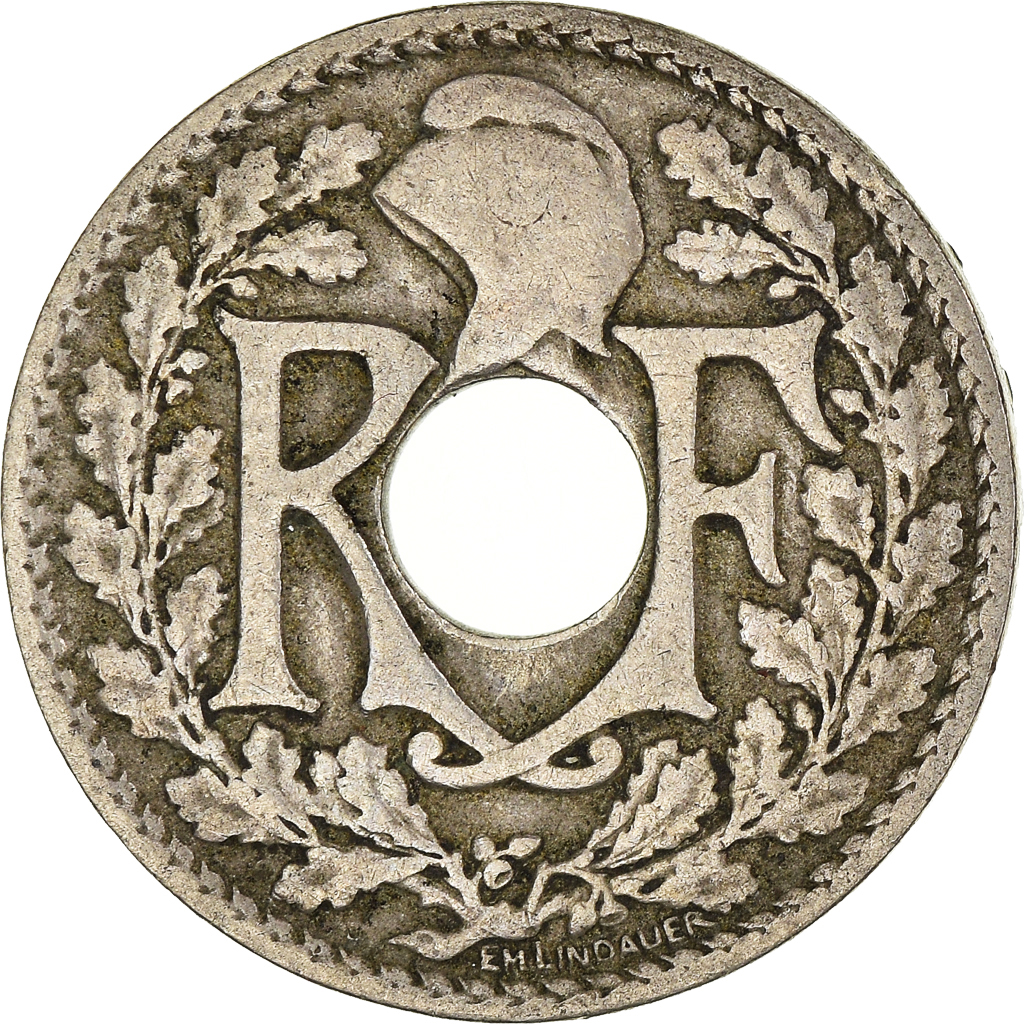 Moneda, Francia, 10 Centimes, 1918