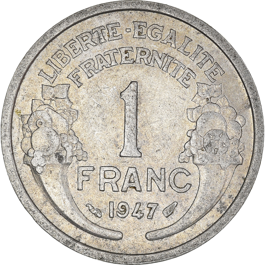 Moneda, Francia, Franc, 1947