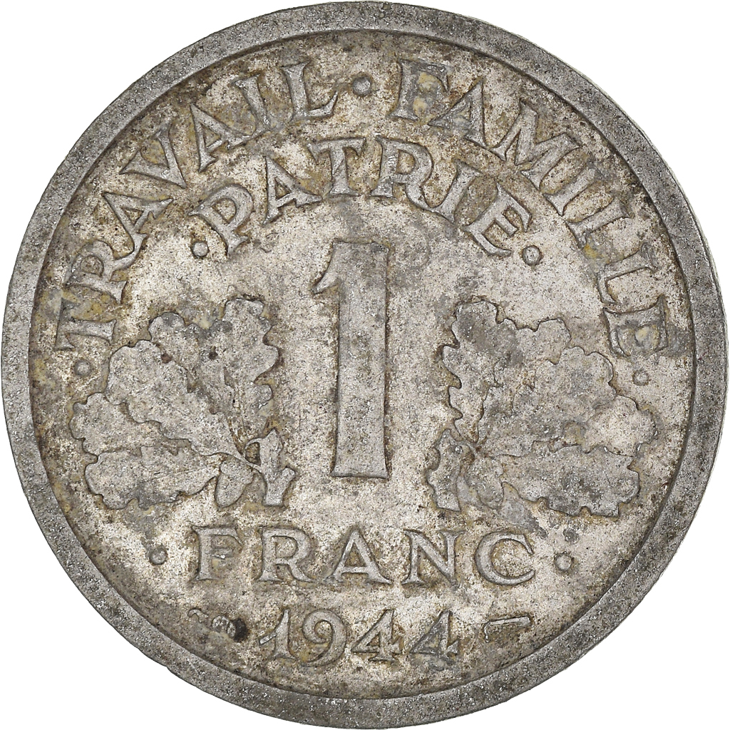 Moneda, Francia, Franc, 1944
