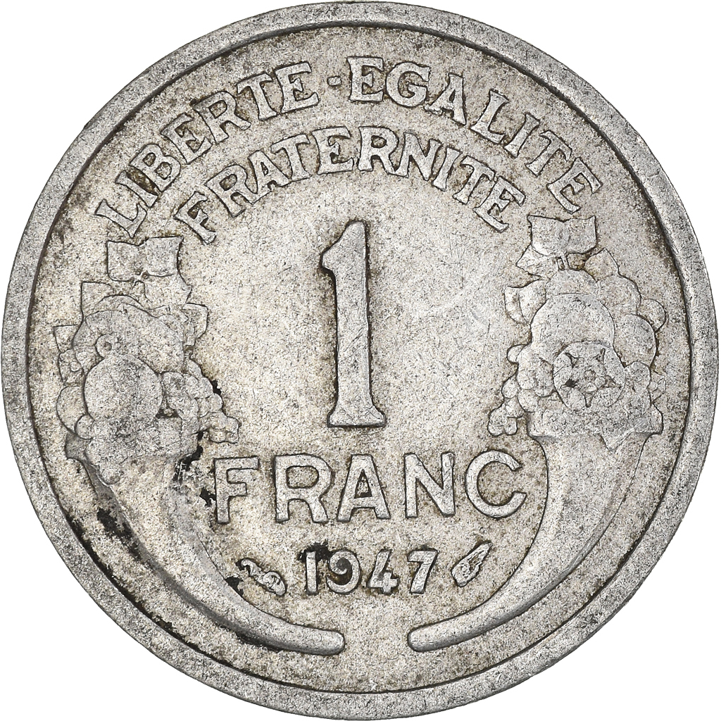Moneda, Francia, Franc, 1947