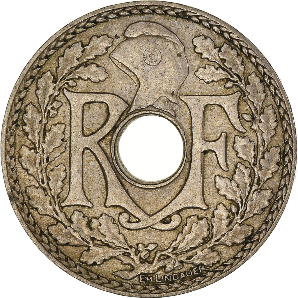 Moneda, Francia, 10 Centimes, 1935