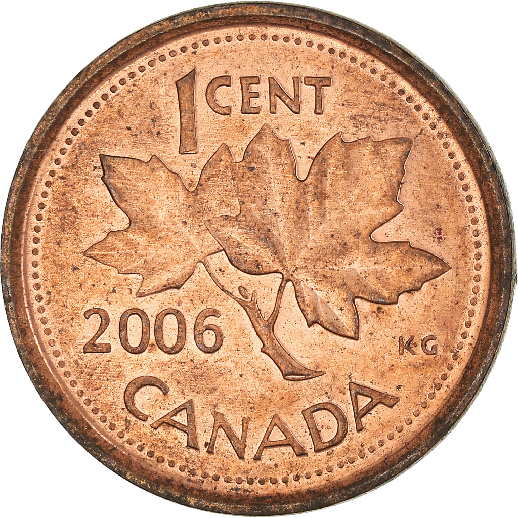 Moneda, Canadá, Cent, 2006